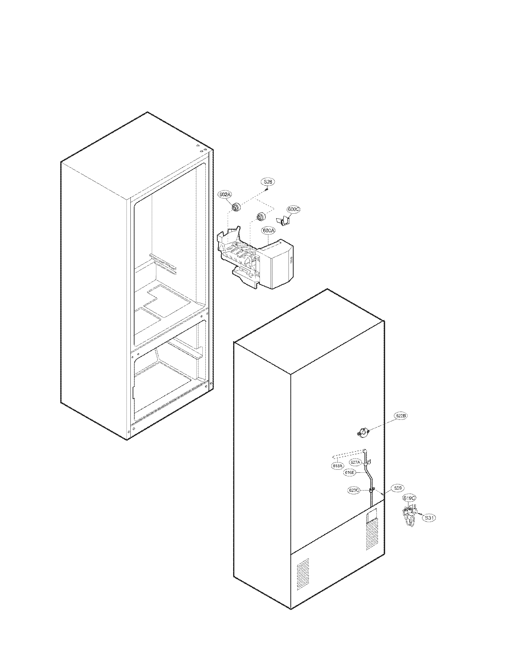 WATER AND ICEMAKER PARTS