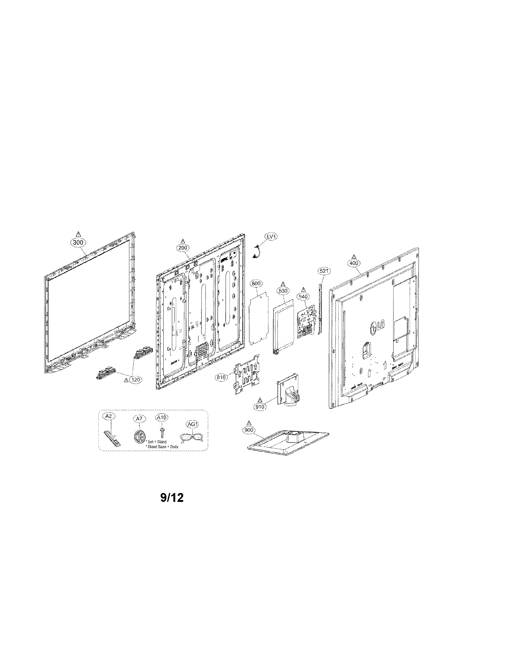 Exploded view parts