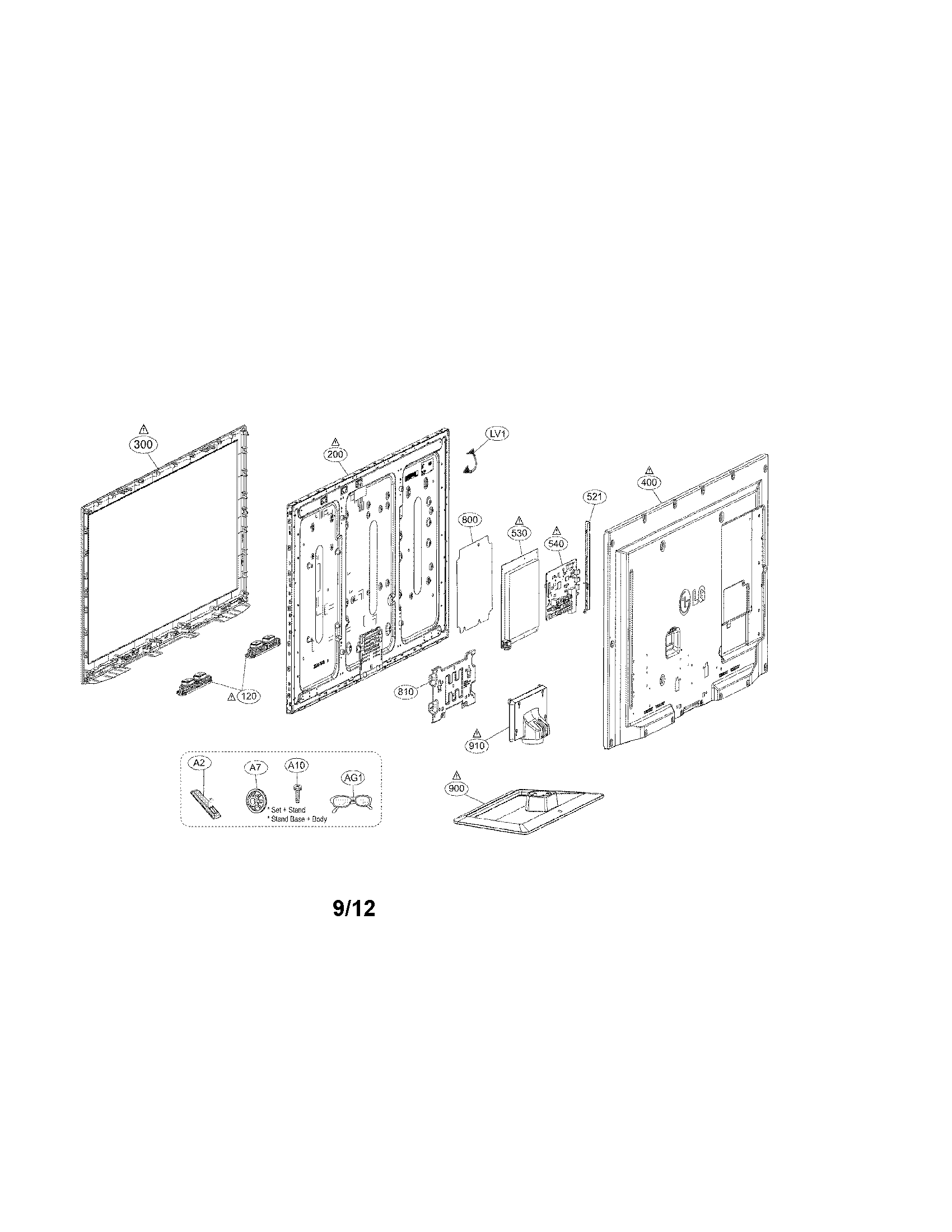 Exploded view parts