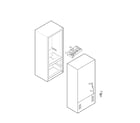 Kenmore Elite 79572122210 water and icemaker parts diagram