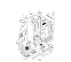LG LFX21971ST/02 case parts diagram