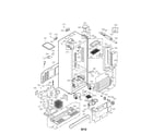 LG LFX21971ST/03 case parts diagram