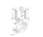 LG LFX21975ST/01 door parts diagram