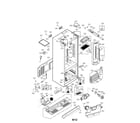 LG LFX21975ST/02 case parts diagram