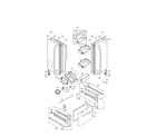 LG LFX21975ST/02 door parts diagram