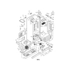 LG LFX25971ST/03 case parts diagram