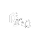 LG LFX31945ST/01 ice maker and ice bin parts diagram