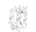 LG LFX25975SW/01 case parts diagram