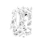 LG LFX25975ST/03 case parts diagram
