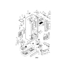 LG LFX25975SW/03 case parts diagram