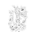 LG LFX28977SB/02 case parts diagram