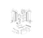 LG LFX28977SB/02 door parts diagram