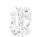 LG LFX28977SB/03 case parts diagram