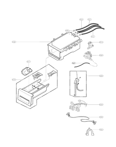 Dispenser assembly parts