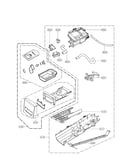 Panel drawer assembly and guide assembly parts