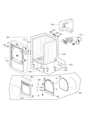 Cabinet and door assembly parts