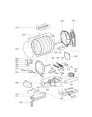 Drum and motor assembly parts