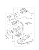 Panel drawer assembly and guide assembly parts