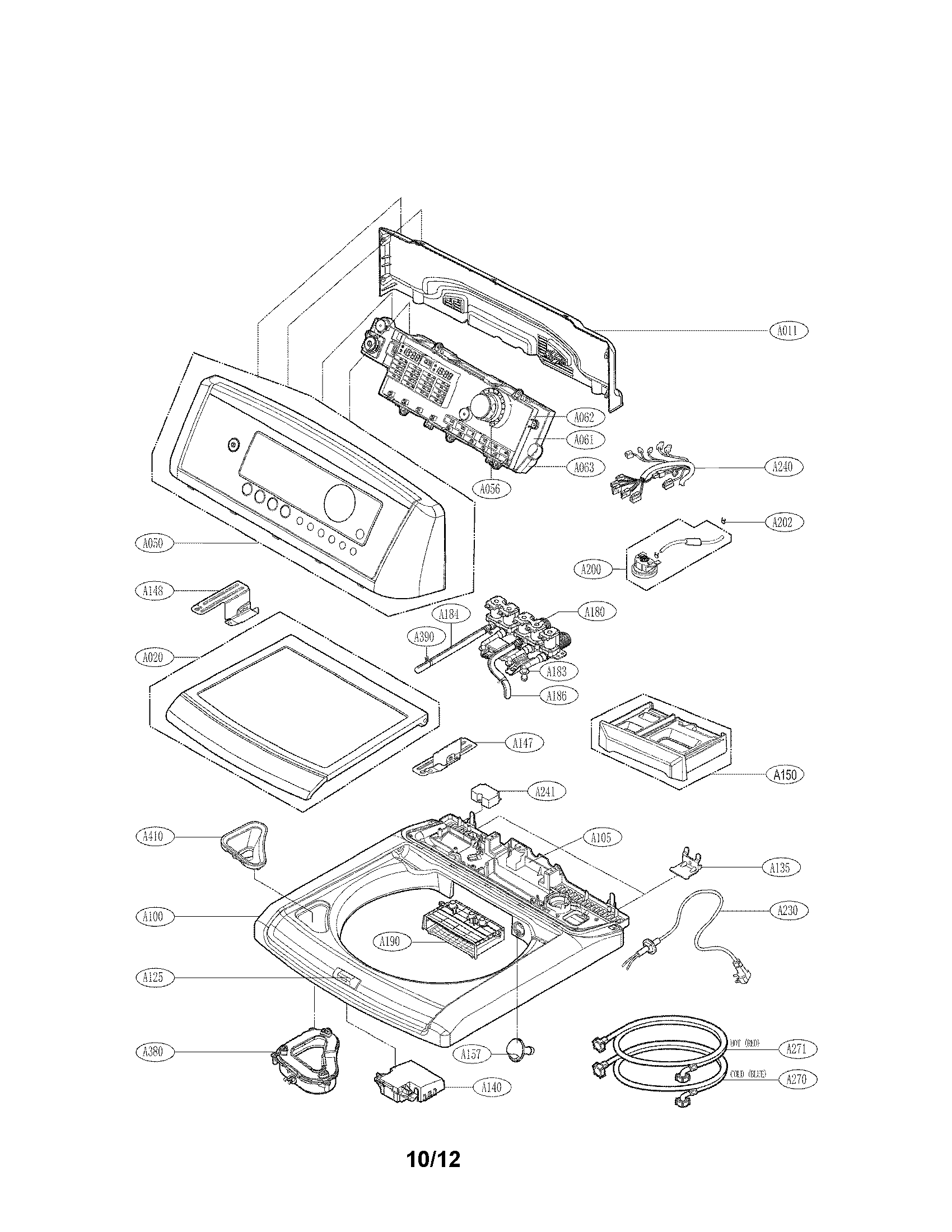 CONTROL PANEL ASSEMBLY PARATS
