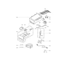 LG WM4070HVA dispenser assembly parts diagram