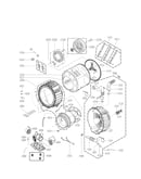 Drum and tub assembly parts