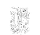 LG LFX28979ST/05 case parts diagram