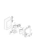 Ice maker and ice bin part