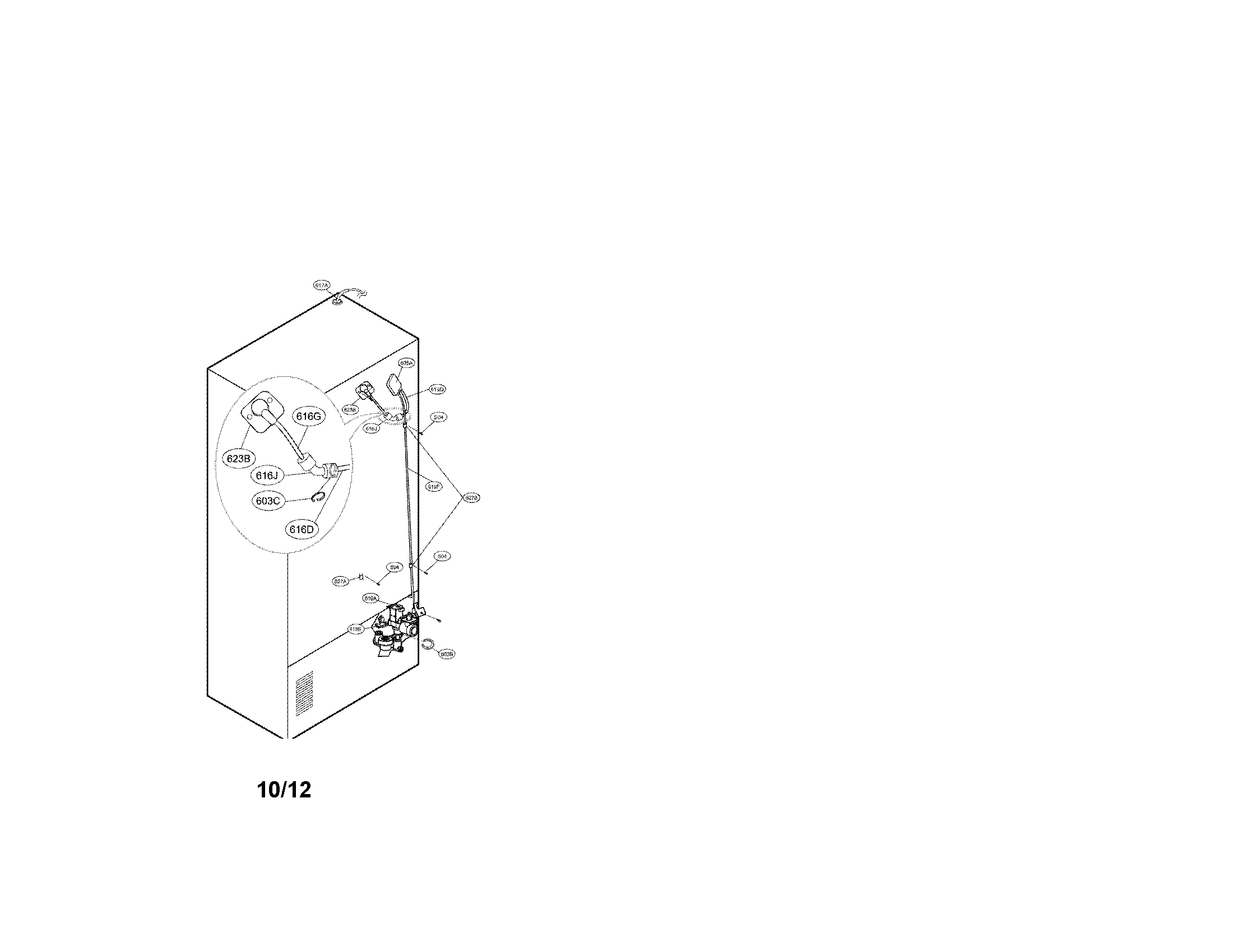 VALVE AND WATER TUBE PARTS