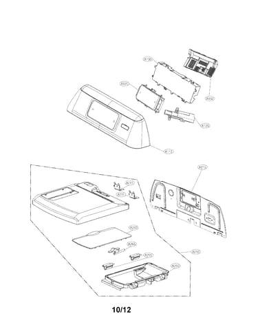 Control panel and plate assembly parts