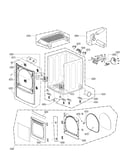 Cabinet and door assembly parts