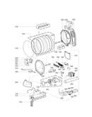 Drum and motor assembly parts