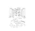 LG LFX31925SB/01 door parts diagram