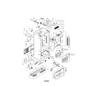 LG LFX31925ST/01 case parts diagram