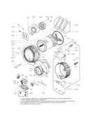 Drum and tub assembly parts