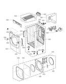 Cabinet and door assembly parts