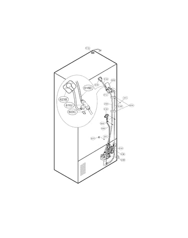 Valve and water tube parts