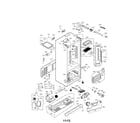 LG LFX25976ST/01 case parts diagram