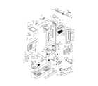 Kenmore 79571099111 case parts diagram