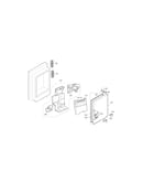 Ice maker and ice bin parts