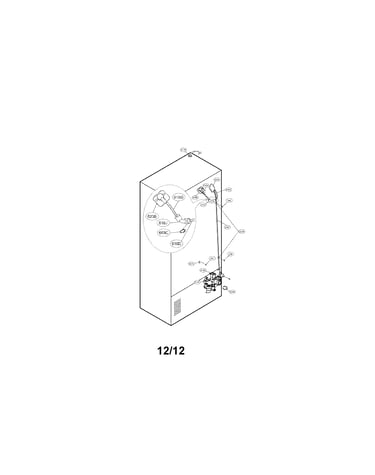 Valve and water tube parts