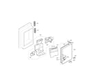 Kenmore Elite 79572062112 ice maker and ice bin parts diagram
