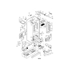 LG LFX21976ST/02 case parts diagram