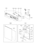 Panel and door assembly parts