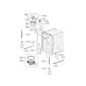 LG LDS5040ST/00 tub assembly parts diagram