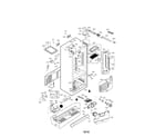 LG LFX21976ST/06 case parts diagram