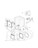 Cabinet and door assembly parts