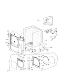 Cabinet and door assembly parts