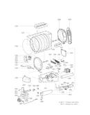 Drum and motor assembly parts