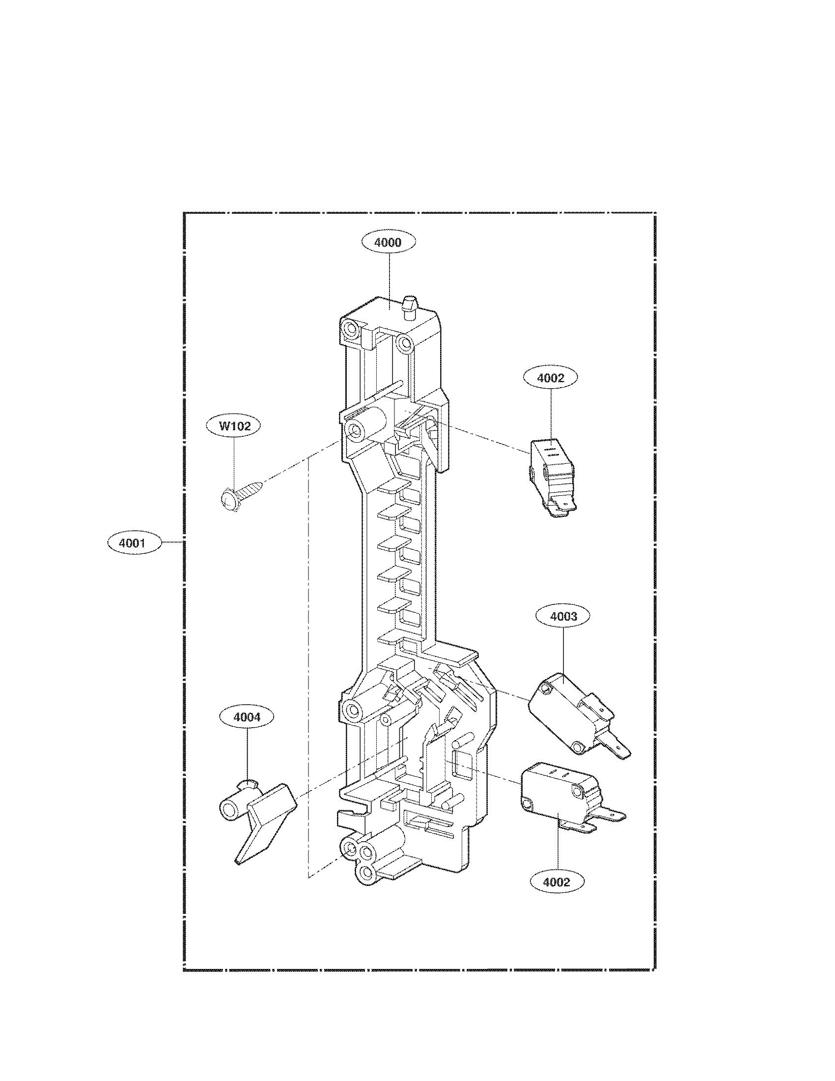 Latch board parats