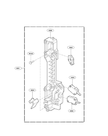 Latch board parats